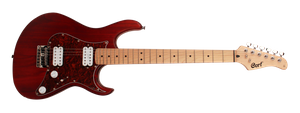 Cort G100 OPBC 6 String Open Pore Black Cherry Electric Guitar